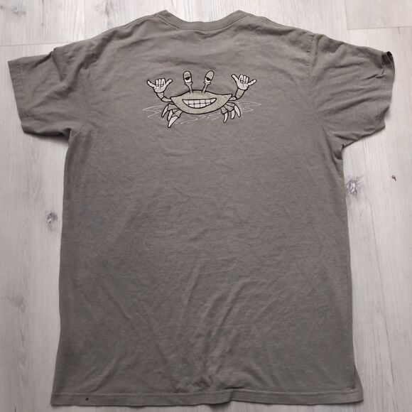 Patagonia Shirt Men's XL Hang Loose Graphic Tee Shaka Crab - Picture 4 of 7